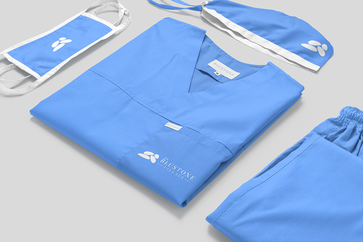 The BluStone Village clothing mockup